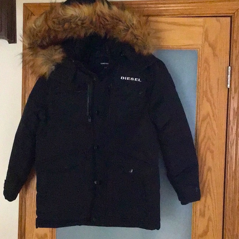 Black diesel boys coat. NWOT